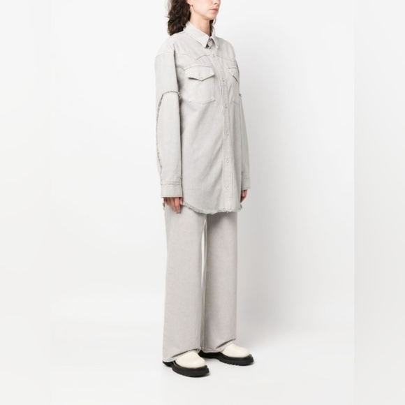 RE/DONE Oversized Shirt Jacket - Picture 2 of 9